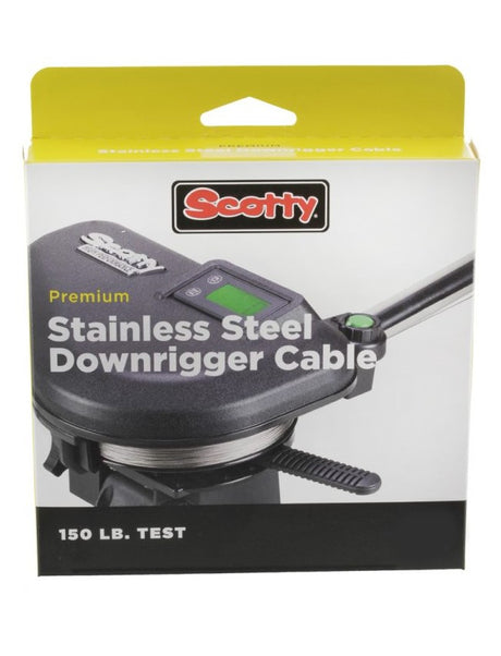 SCOTTY - Stainless Steel Downrigger Cable (150 lb test) 1000 - 200' (#1000)