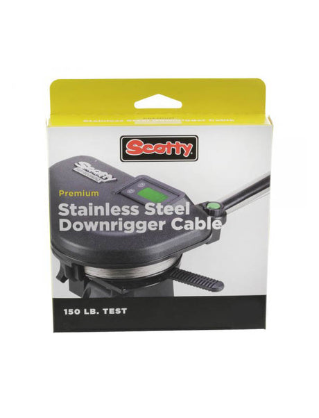 Scotty Premium Stainless Steel Downrigger Cable 150lb X 300ft 1001K