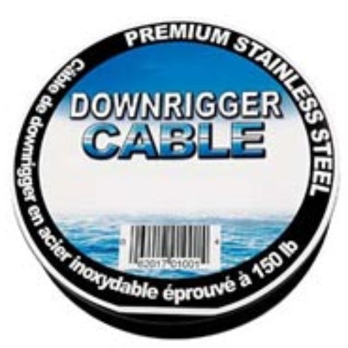SCOTTY - HP Stainless Steel Downrigger Cable (180 lb test) 2401K - 300' with terminal kit (#2401K)