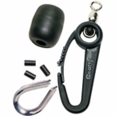 Scotty Terminal Kit with Snap Hook, Bumper, & 3 Sleeves 1154