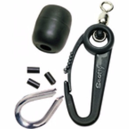 Scotty Terminal Kit with Snap Hook, Bumper, & 3 Sleeves 1154