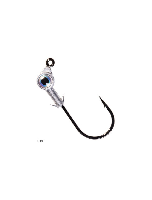 Z-Man Swimbait Eye Jig Head - 1/2oz 5/0 Pearl 3pk SE5012-02PK3