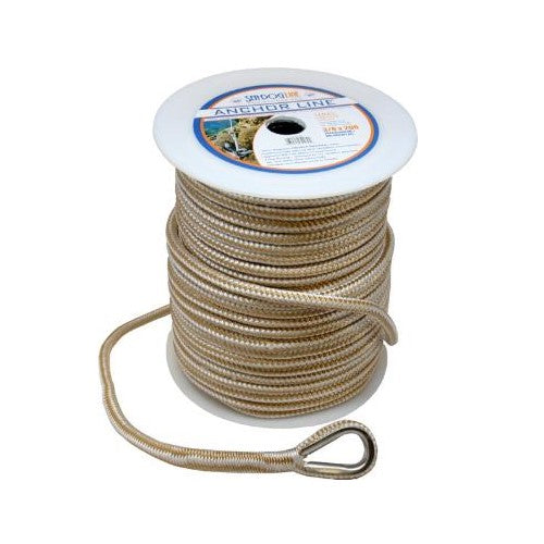 Seadog - Double Braided Nylon Anchor Line DB-3/8X100GW - 3/8" X 100'