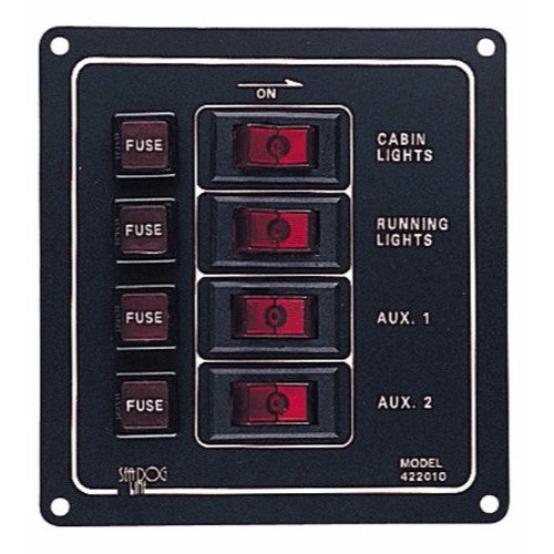 Seadog - Aluminum Switch Panels 422010-1 - 4 Pos. V