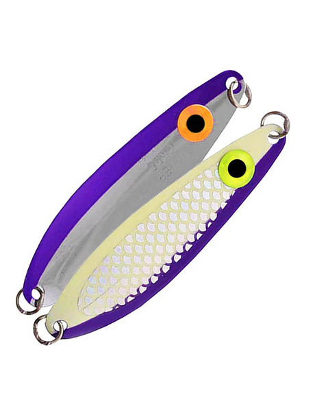 Silver Horde Kingfisher Spoon - Glow/UV Purple Two-Face 4131-111-871 - 3.5" Spoon