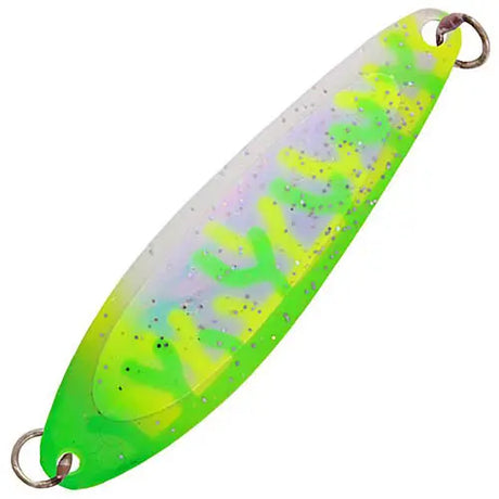 Silver Horde Kingfisher Spoon - Silver Knight Super Pearl UV Green Lightning 4143-111-814 - 4" Spoon