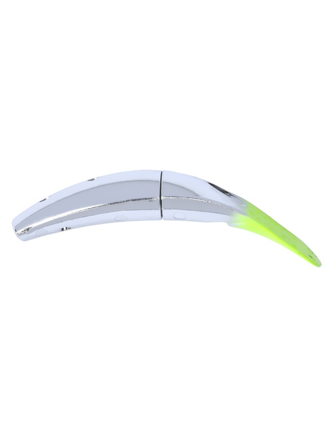 Yakima Trolling Plug Spinfish - Silver Chrome Lemon Head Glo 703-MSCHG - 3"