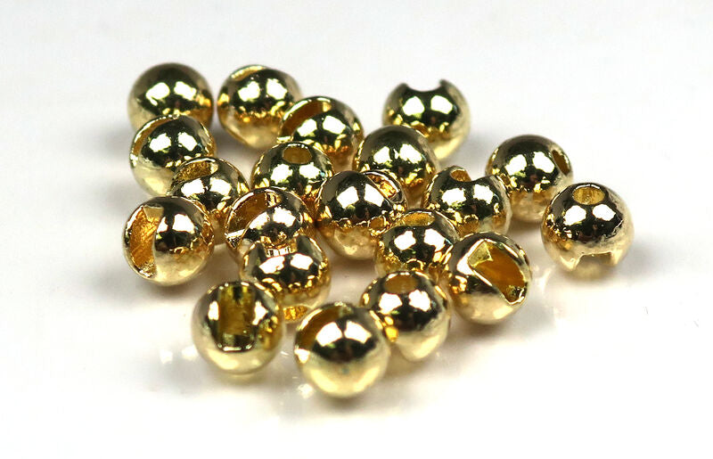 Hareline Slotted Tungsten Beads #153 - Gold | Harbour Chandler