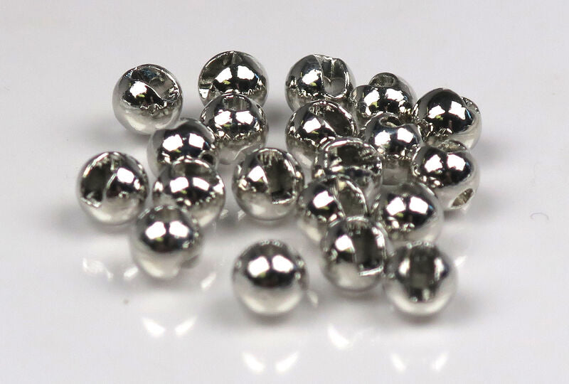 Hareline Slotted Tungsten Beads #344 - Silver | Harbour Chandler