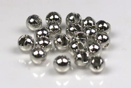 Hareline Slotted Tungsten Beads #344 - Silver | Harbour Chandler