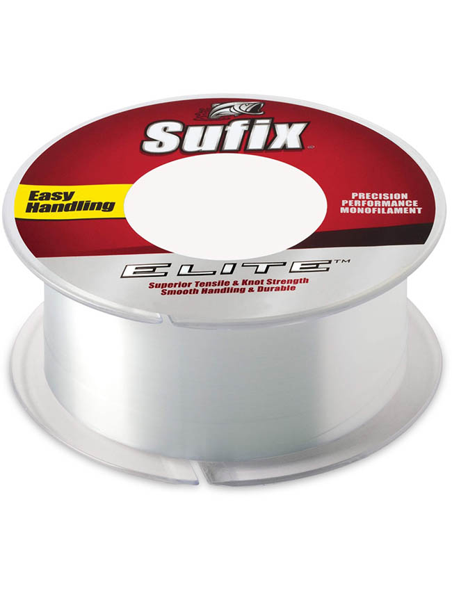 Sufix Elite Monofilament Line - Clear - 4LBS X 330YDS
