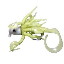 Zak Wally Whale Squirm Worm - Glow - 4oz