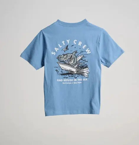 Surf Shark Toddler Tee - Clear Sky Salty Crew
