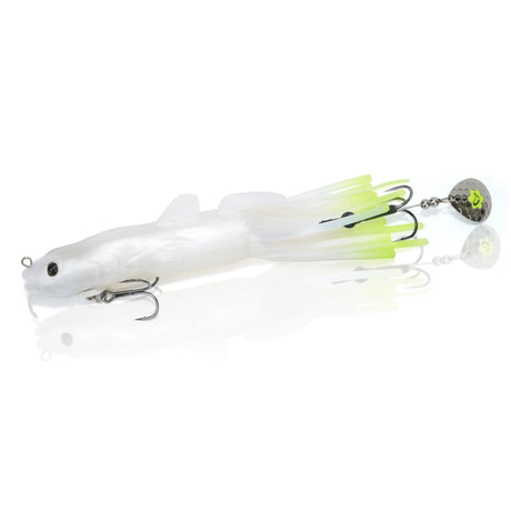 Savage Gear 3D Burbot Tube - White Chartreuse
