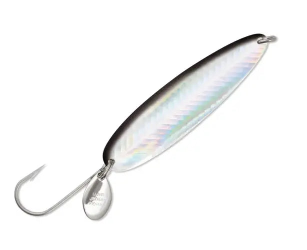 Luhr Jensen Coyote Spoon - Black Reflex Glow Back 5841-040-1726 - 4"