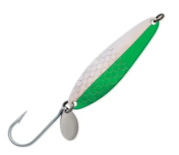 Luhr Jensen Coyote Spoon - Nickel Neon Green 5841-035-0023 - 3.5