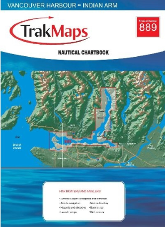 Trakmap 889 BC Coast: Vancouver Harbour - Indian Arm