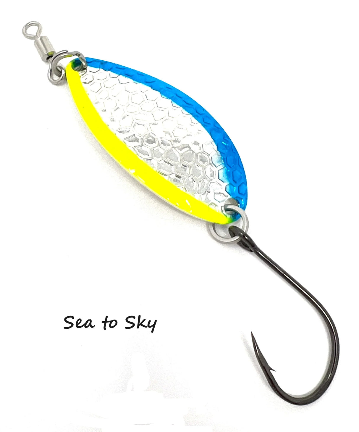 Prime Lures Glory Spoon - Blue Silver Chartreuse - 2/5oz