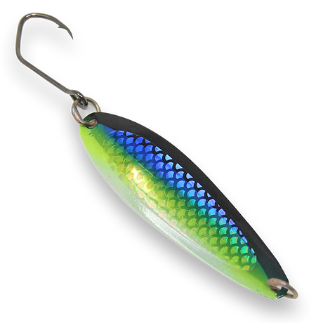 Silver Horde Kingfisher Lite Spoon - Herring Aide UV (Glow Back)