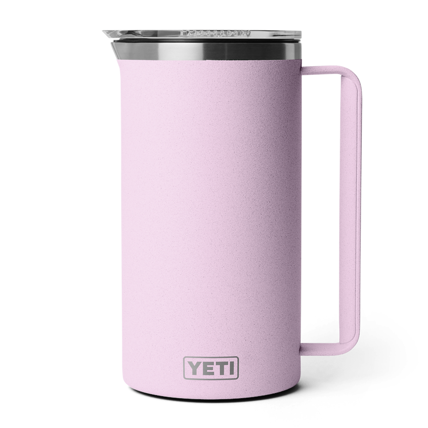 YETI Rambler 64 oz Pitcher - Sea Stone / Cherry Blossom