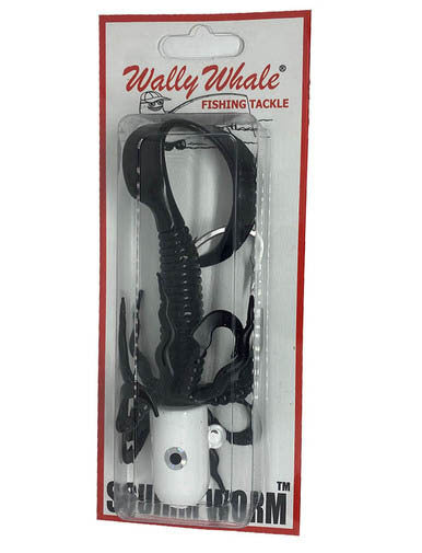 Zak Wally Whale Squirm Worm 4oz Black Z-SW1045