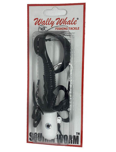 Zak Wally Whale Squirm Worm 6oz Black Z-SW65