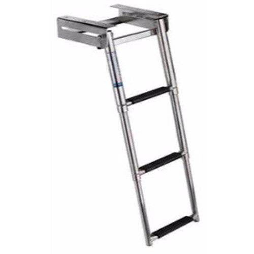 Stainless Boarding Ladder (slide under swimgrid) CN7335 - 3 Steps - open length 35 (CN7335)