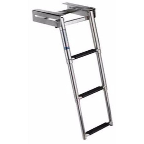 Stainless Boarding Ladder (slide under swimgrid) CN7335 - 3 Steps - open length 35 (CN7335)
