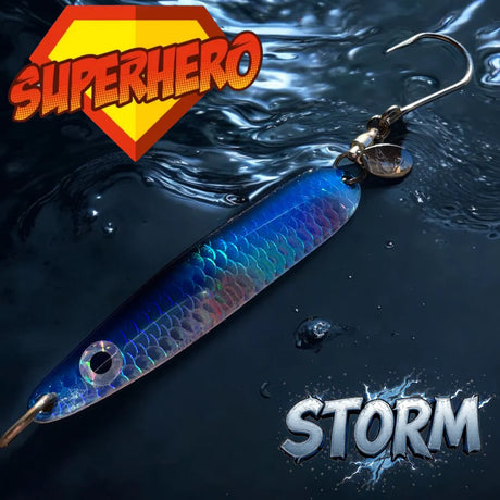 Westcoast Fishing Tackle Phat-E Super Hero Spoon - Storm PHAT-HALO-S
