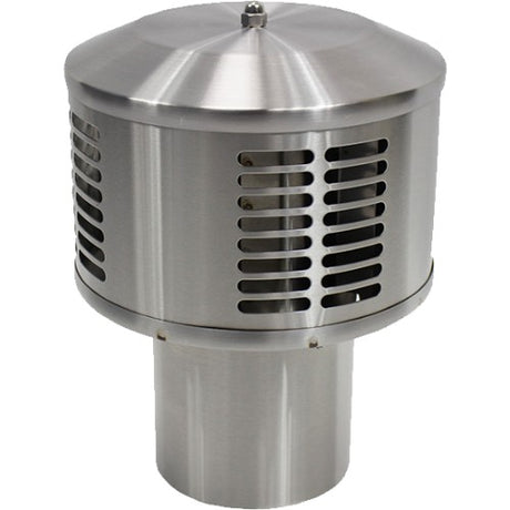 Dickinson Stove Pipe SS DP Flue Cap 16-080 - DIC 16-080 (3" Pipe)