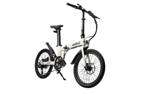 Maui Summer MBFB02 Electric Lightweight Folding Bike MBFB02WTH - White