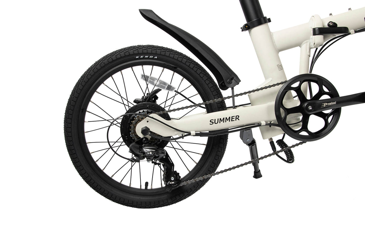 Maui Summer MBFB02 Electric Lightweight Folding Bike MBFB02WTH - Black