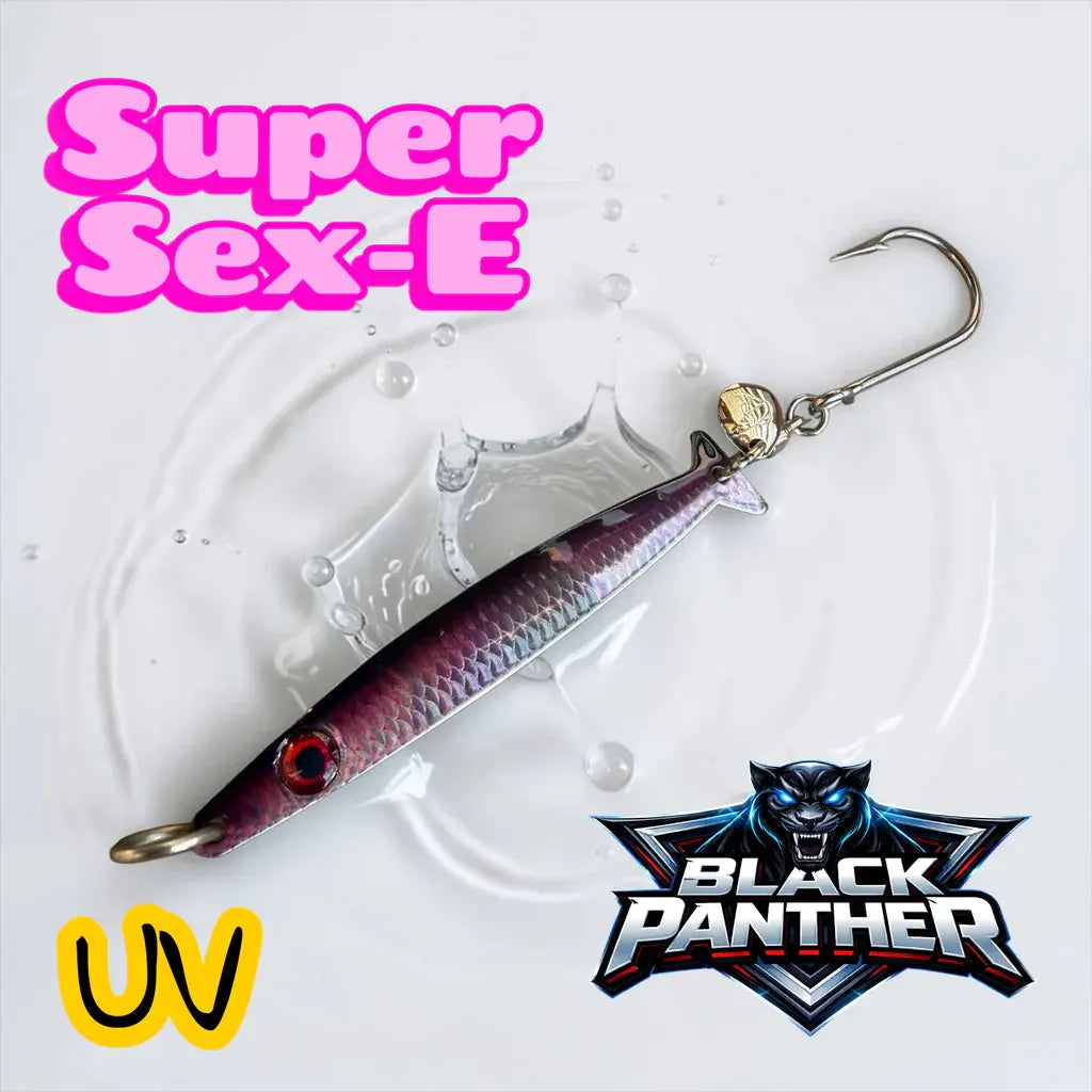 Westcoast Fishing Tackle Super Sex-E 2.5 Spoon - Black Panther Westcoast Fishing Tackle