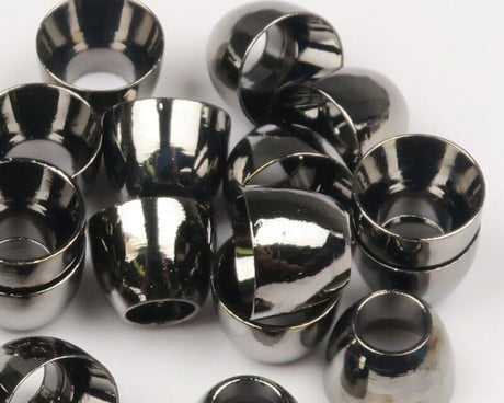 Hareline Tube Cone Heads - Black Nickel