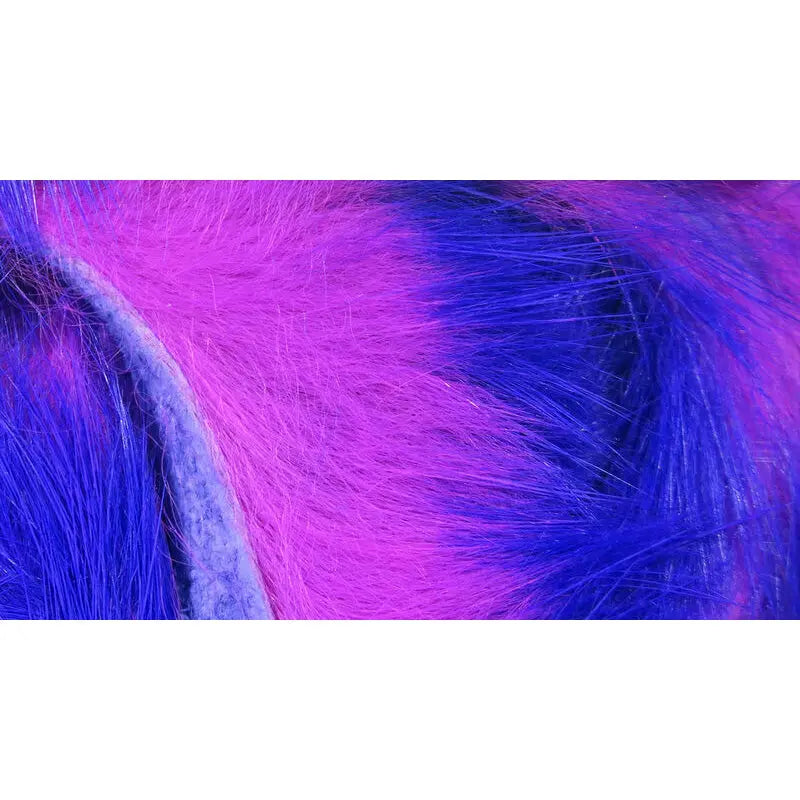 Hareline Two-Toned Rabbit Strips - Purple/Hot Pink Hareline Dubbin