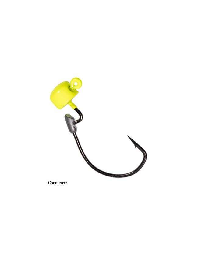 Z-Man Nedlock EWG Jigheads - Chartreuse TTNL-3612 - 1/10oz 4pk