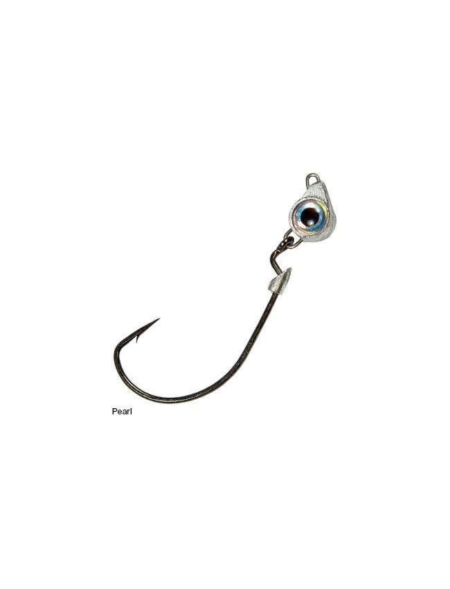 Z-Man Texas Eye Finesse Jighead - 1/8oz Pearl TXF18-02PK3