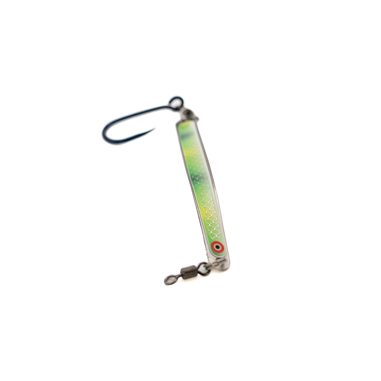 Fishing lure with a white background