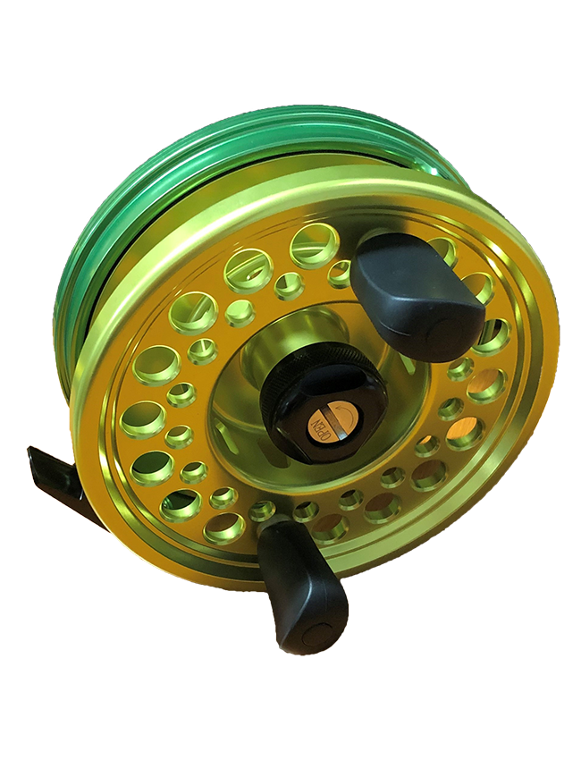 Trophy XL QR Mooching Reel - Lemon Lime TTMRQR-GL