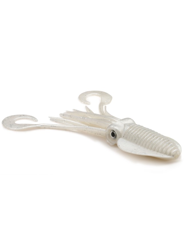 P-Line Twin Tail Squid - 9" Pearl Glitter