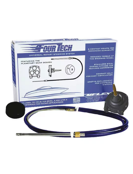 Uflex Steering Kit Fourtech - 10'