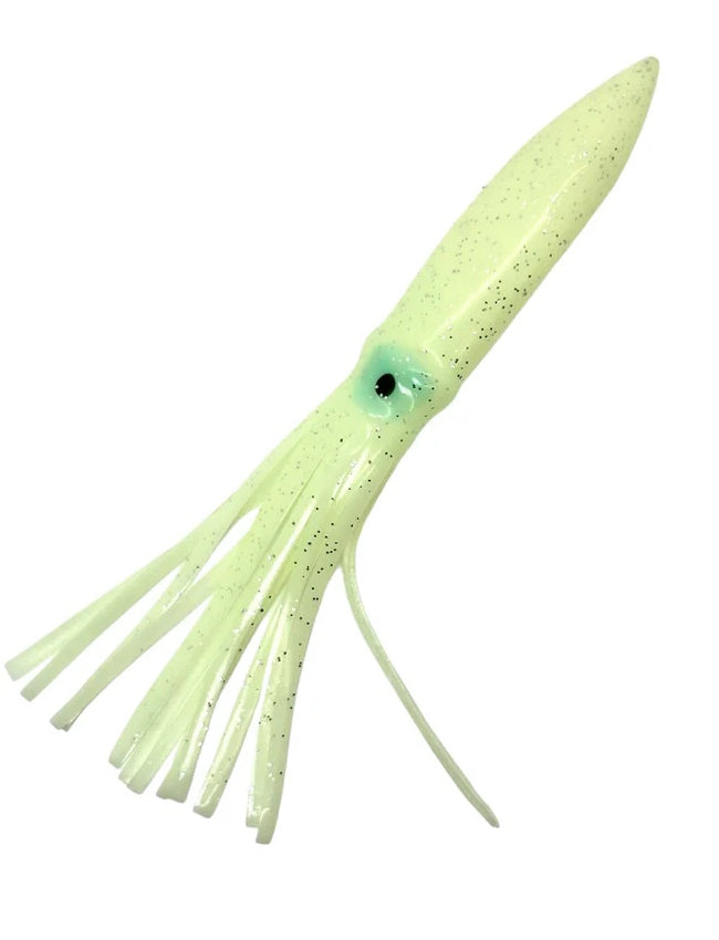 Westcoast Turd Hoochie 6.5" 2PK - Glow White TURD-GLW