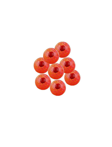 Spirit River UV2 Fusion Blood Drop Egg Beads - Clown Egg - 8mm -20pk