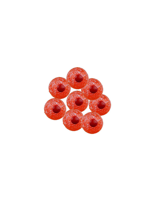Spirit River UV2 Fusion Blood Drop Egg Beads - Salmon Egg - 8mm - 20pk