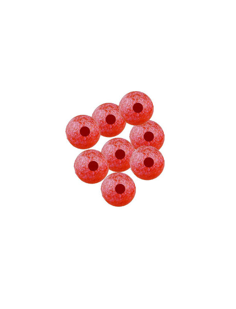 Spirit River UV2 Fusion Blood Drop Egg Beads - Silver Salmon - 8mm - 20pk