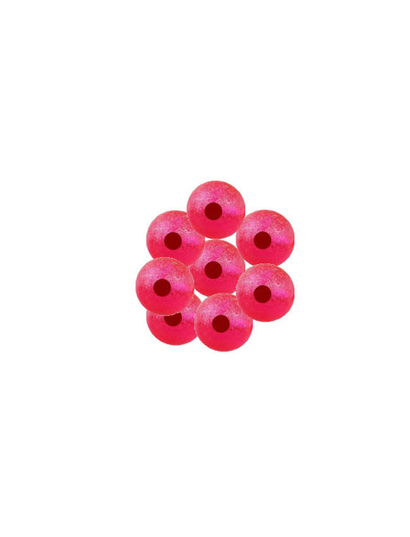 Spirit River UV2 Fusion Blood Drop Egg Beads - Pearl Pink Stimulator - 8mm -20pk