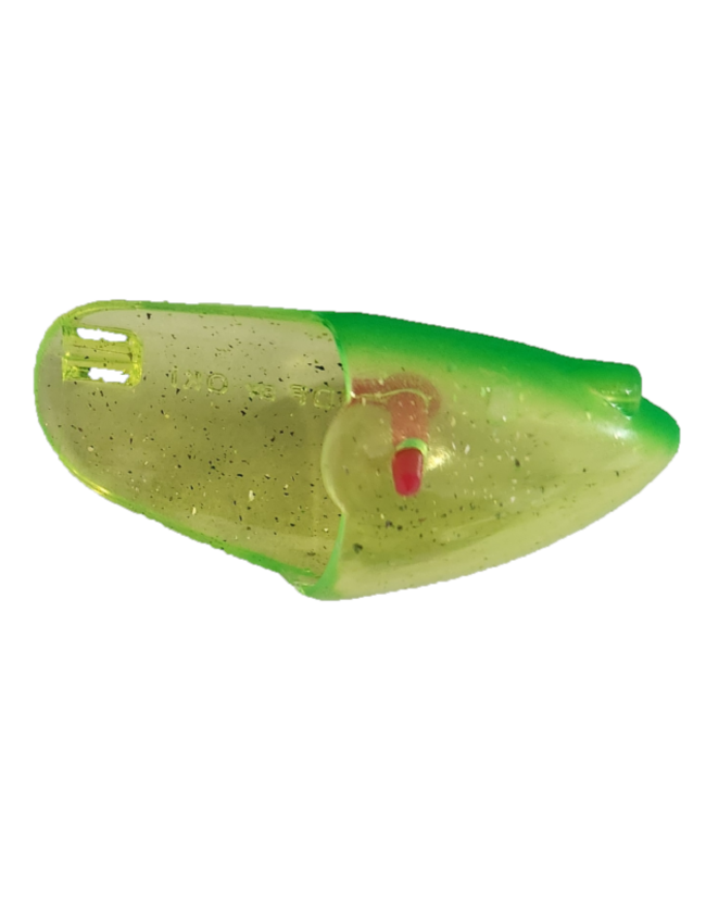 Oki JDF Green Jellyfish Silver Flake Green Haze Teaser Head - Bulk Each (Unrigged) (1138)