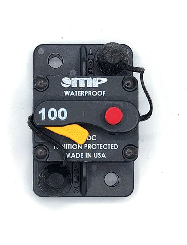 Vertex Surface Mount Thermal Circuit Breaker 100A
