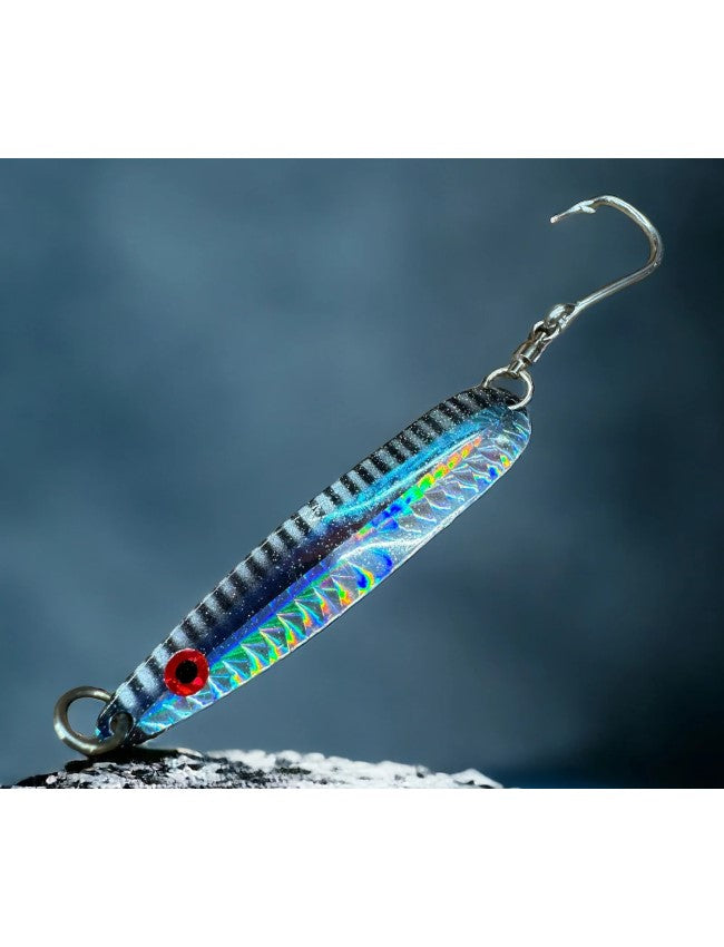 Westcoast Fishing Tackle Phat-E Halo Spoon - Blue Silver PHAT-HALO-BS