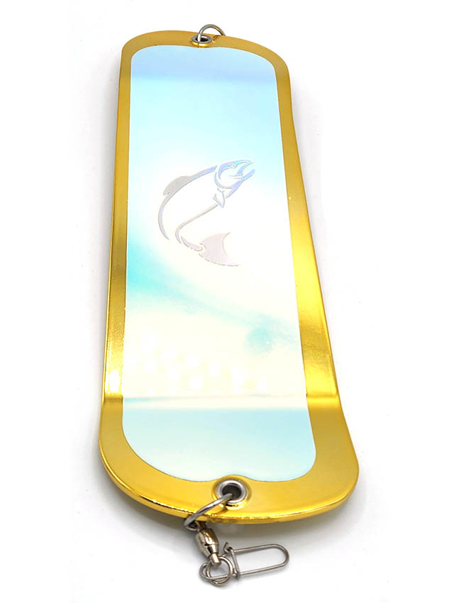 Westcoast Fishing Tackle Electro Mirror Flasher - Gold Rush UVEMF-GR